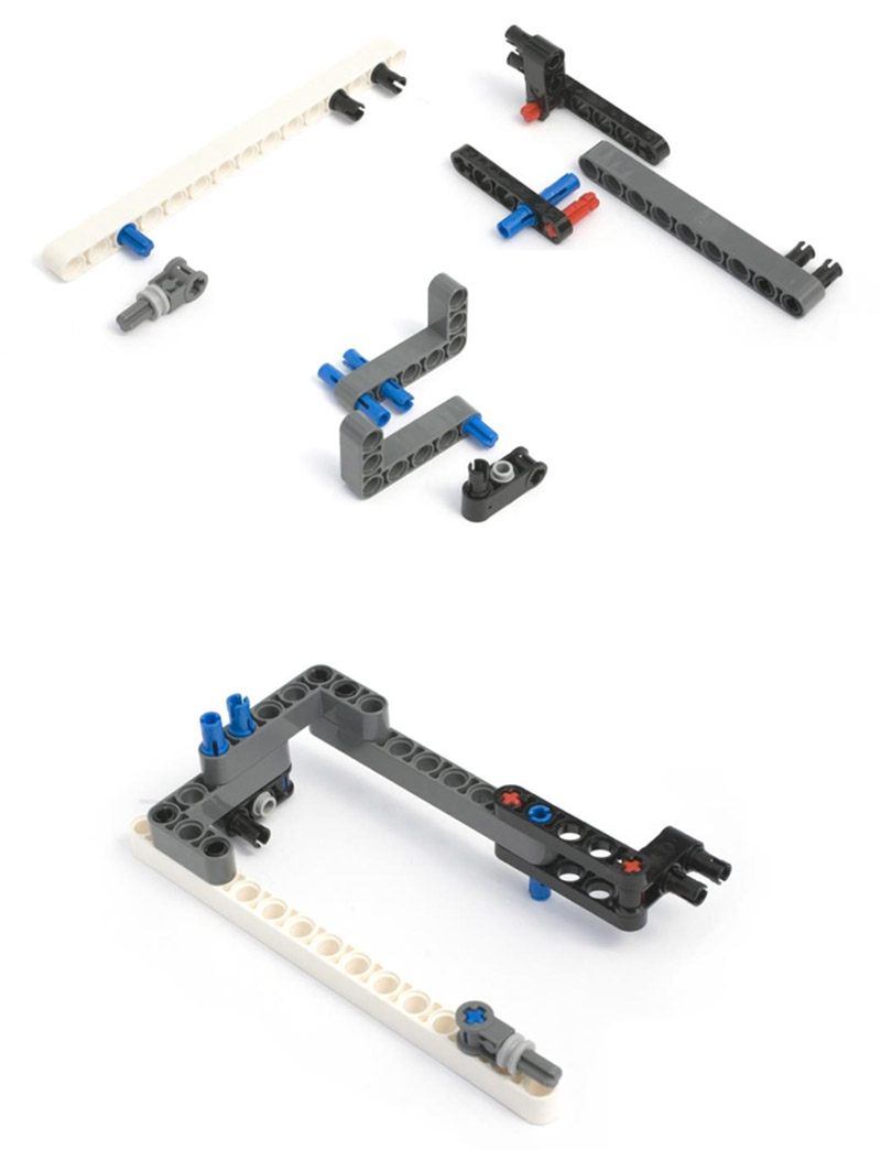 lego robot printer frame